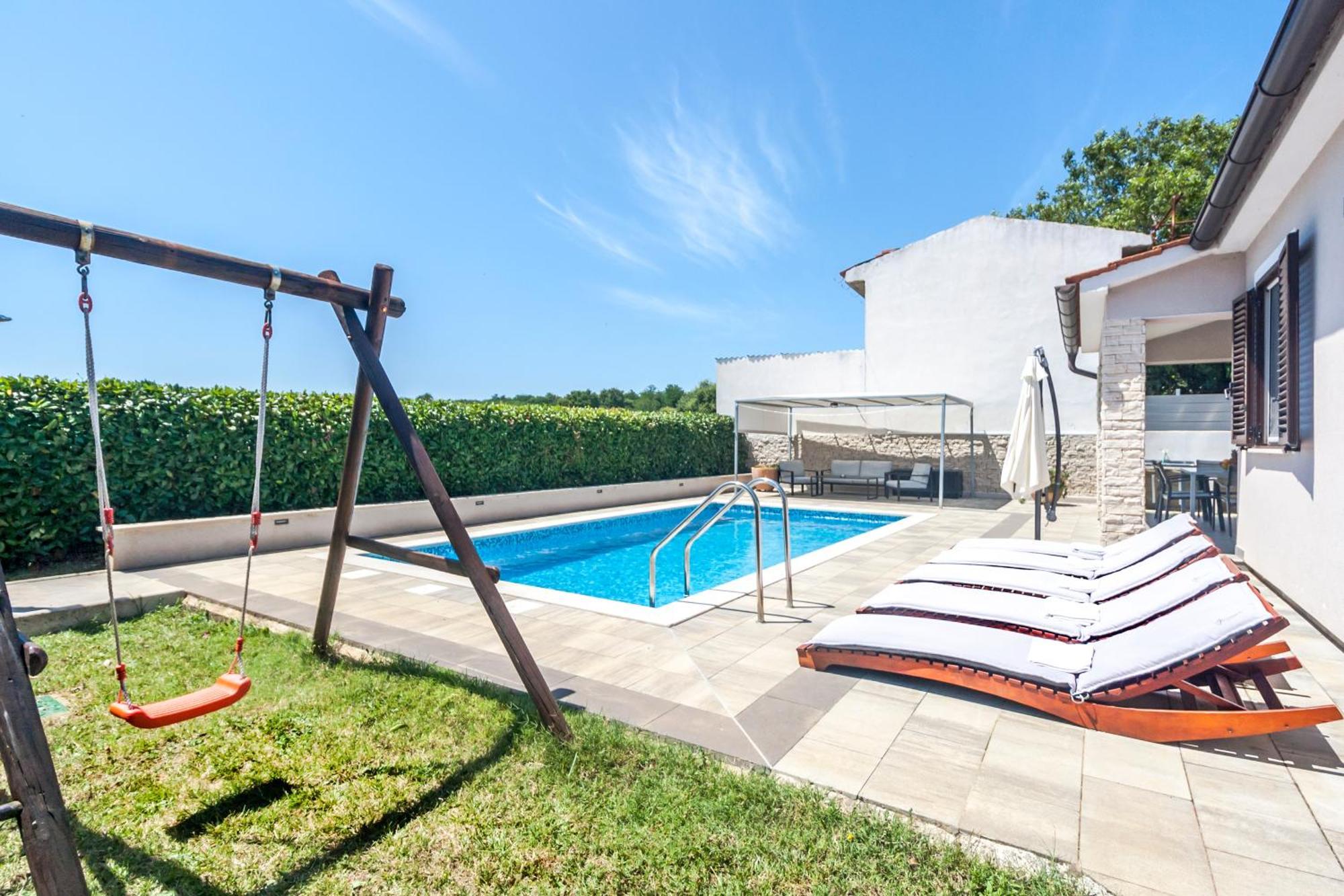 Marčana Villa Gortan - Pool House For 7 Guests Near Pula Istria - Ferienhaus Istrien מראה חיצוני תמונה